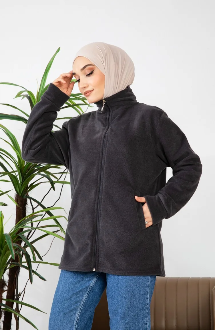 Winter Fleece Coat 00020-05 Smoke Colored 00020-05