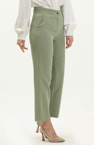 Pantalon Classique Avec Poches 2010-01 Vert 2010-01