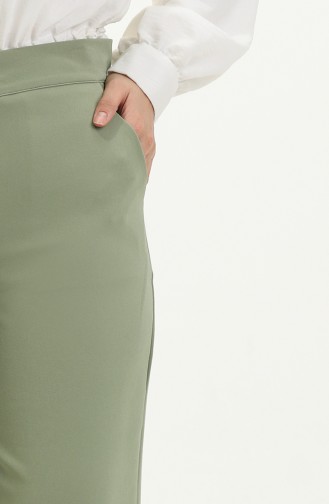 Pantalon Classique Avec Poches 2010-01 Vert 2010-01