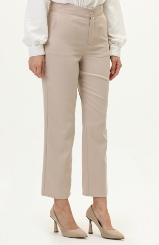 Klassieke Broek Met Zakken 2010-04 Beige 2010-04