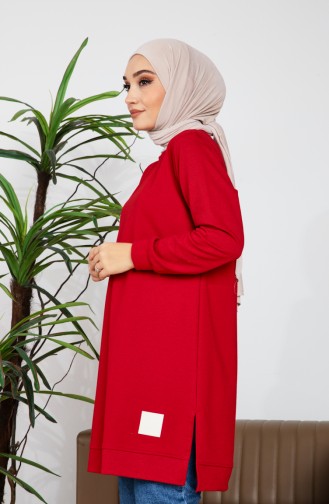 Two Thread Sweatshirt 9090-01 Claret Red 9090-01