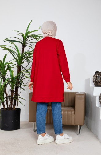 Two Thread Sweatshirt 9090-01 Claret Red 9090-01