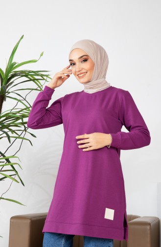 Two Thread Sweatshirt 9090-03 Plum 9090-03