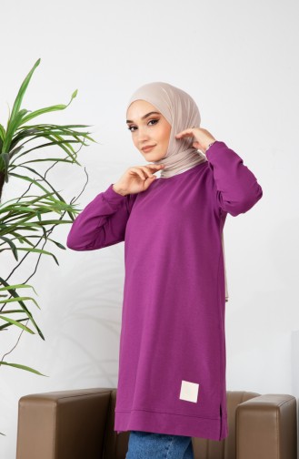 Two Thread Sweatshirt 9090-03 Plum 9090-03