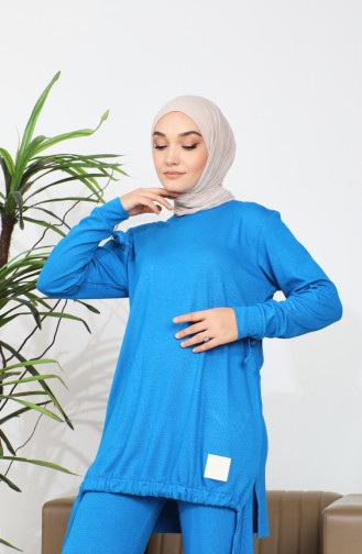 Kaşkorse Tunik Pantolon İkili Takım 20039-01 Saks