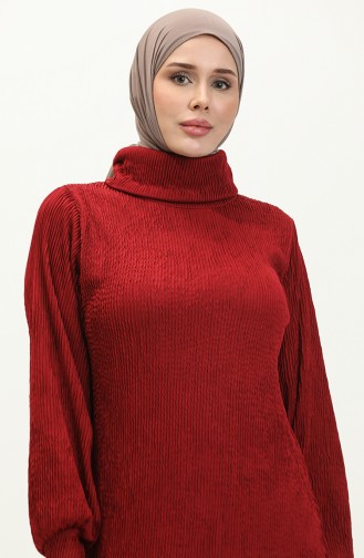 Robe Droite 0196-02 Rouge Claret 0196-02