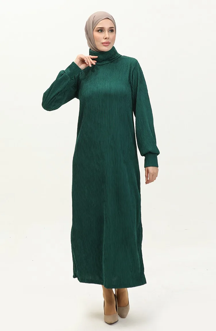 Robe Droite 0196-05 Vert Emeraude 0196-05