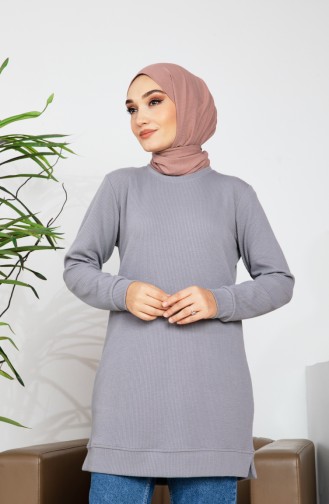 Gimped Camisole Tunic 9091-02 Gray 9091-02