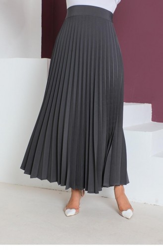 Pleated Skirt Gray 5054NRS.GRI