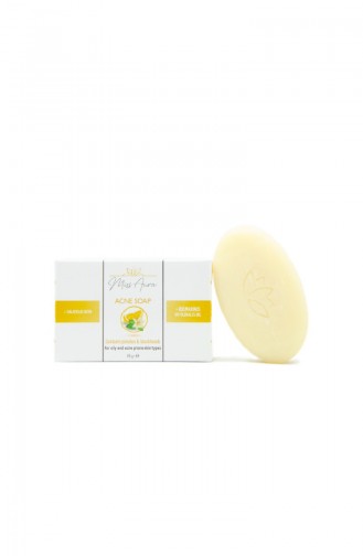 Anti-acne Soap Acne And Blackheads Oily And Acne Prone Skin Types 115 Gr 1004-01 White 1004-01