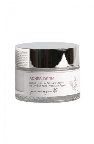 Acnes-derm Crème De Soin Efficace Contre L`acné Et La Formation De Points Noirs 50 Ml 1001-01 Blanc 1001-01