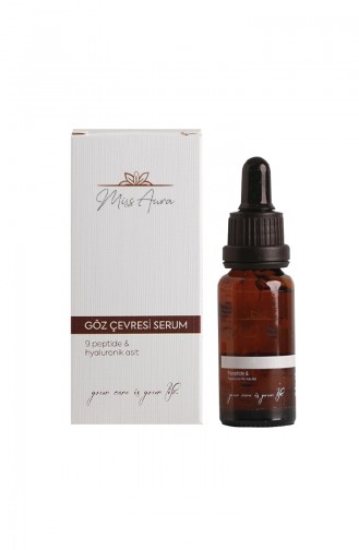 Sérum Contour Des Yeux – 9 Peptides & Acide Hyaluronique 20 Ml 1002-01 Blanc 1002-01