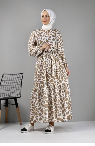 Patterned Dress Mink 0252SGS.VZN