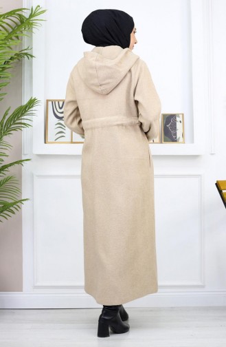 Front Tied Kachet Coat Beige 19169 14962