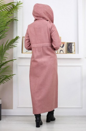 Front Tie Kachet Coat Dusty Rose 19169 14963