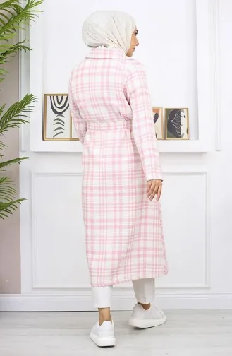 Geruite Şanel Kaşe Jas Roze 19137 14947