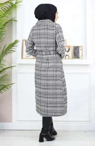 Manteau à Carreaux Şanel Kaşe Noir 19137 14953