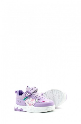 Unisex Çocuk Sneaker Ayakkabı 598Xca039 Lila