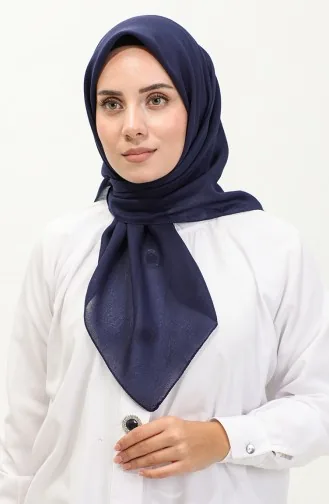 إيشارب سادة  90156-22 كحلي فاتح 90156-22