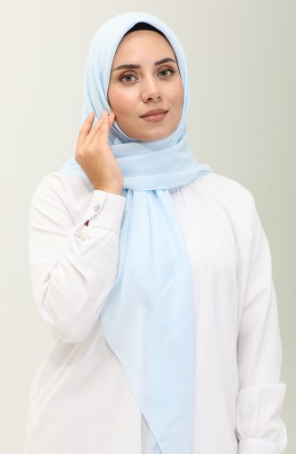 Plain Plus Size Scarf BDBWAL-03 Blue 03