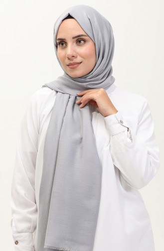 Cotton Plain Shawl 2020-12 Gray 2020-12