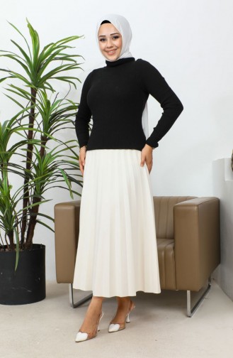 Pull Col Roulé Noir 0060MP.SYH