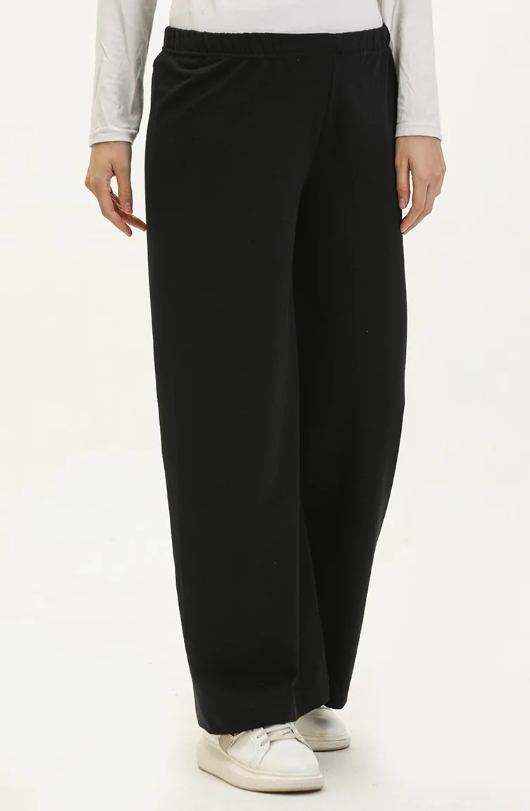 Two Thread Wide Leg-Trainingsanzug 23001-01 Schwarz 23001-01