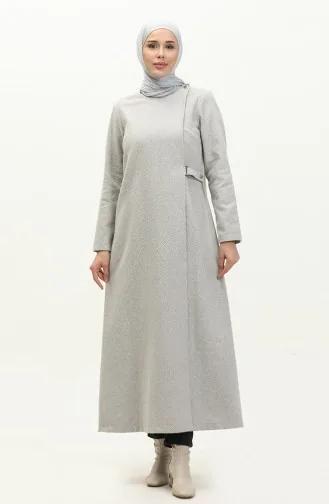 Vivezza Anvolog Abaya Piqué à Chevrons 6999-03 Ecru 6999-03
