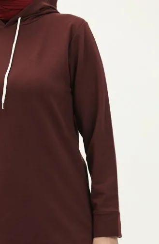 Two Thread Hooded Sweatshirt 23006-01 Dark Cherry 23006-01