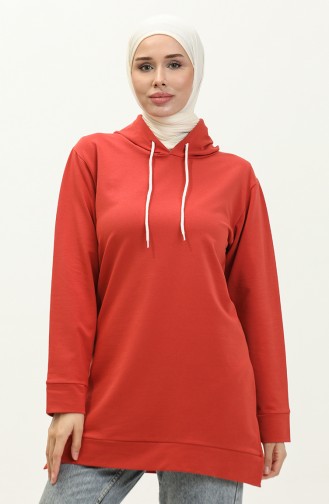 Sweatshirt Met Capuchon En Twee Draden 23006-03 Tegel 23006-03