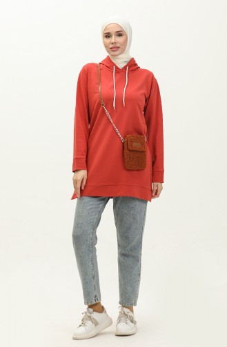 Two Thread Hooded Sweatshirt 23006-03 Tile 23006-03