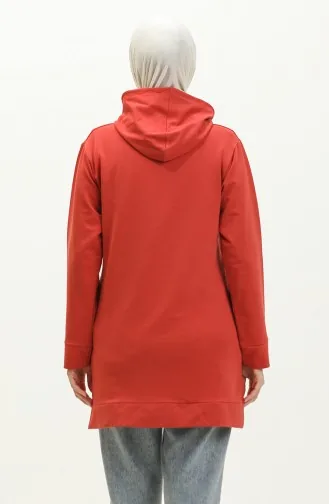 Two Thread Hooded Sweatshirt 23006-03 Tile 23006-03