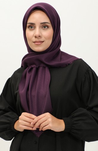 Koton Jakarlı Eşarp 90159-11 Mor