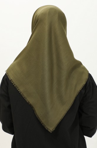 Cotton Jacquard Scarf 90159-13 Khaki 90159-13