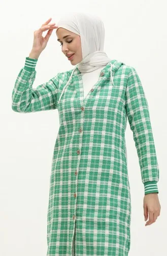 Cape Chanel Boutonnée Vert 19159 14896