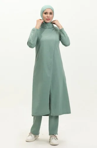 طقم رياضي طويل  3043-01 أخضر مينت 3043-01