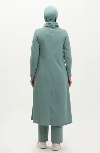 طقم رياضي طويل 3043-01 أخضر مينت 3043-01
