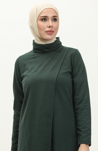 Turtleneck Tracksuit  Set 3043-12 Emerald Green 3043-12