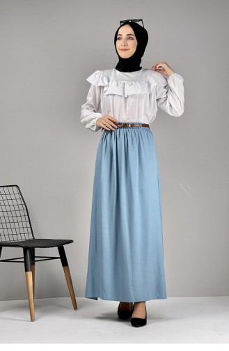 Belted Skirt Indigo 5222NRS.ING