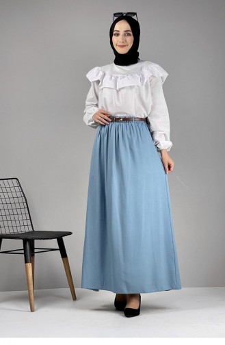 Belted Skirt Indigo 5222NRS.ING