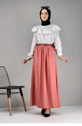 تنورة بحزام زهرة الرمان 5222NRS.NNC