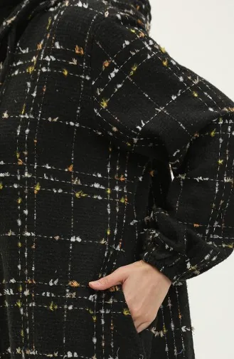 Tüvit mit Karomuster NZR001-05 Schwarz 001-05