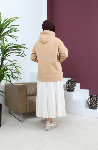 Kapuzenpullover 23002-01 Beige 23002-01