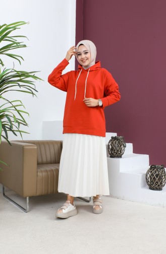 Hooded Sweatshirt 23002-03 Cinnamon Color 23002-03