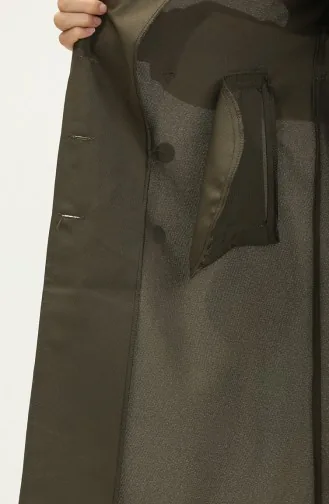 Trench Détail Boutons Kaki 19147 14799