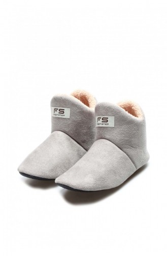 Unisex-Heimstiefel 611Xa302 Grau 611XA302.Gri