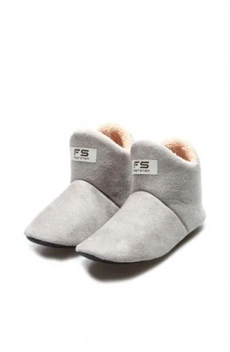 Unisex-Heimstiefel 611Xa302 Grau 611XA302.Gri