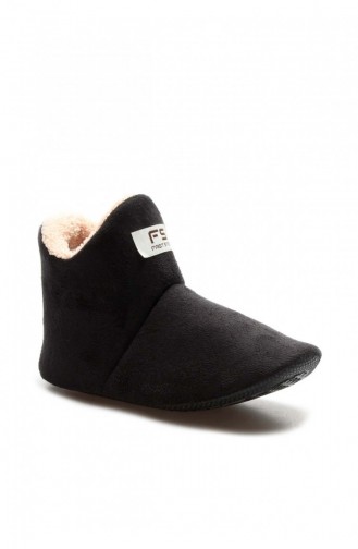 Unisex-Heimstiefel 611Xa302 Schwarz 611XA302.Siyah