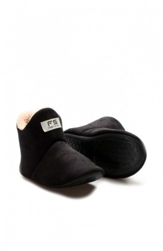 Unisex-Heimstiefel 611Xa302 Schwarz 611XA302.Siyah