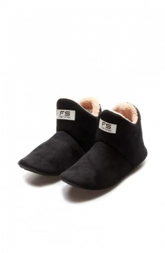 Bottes De Maison Unisexes 611Xa302 Noir 611XA302.Siyah